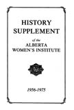 History Supplement of the Alberta Women's Institute 