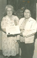 Kaye Rowbottom and Mrs. Ominyak with Charter of Little Buffalo WI 