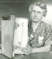 Mrs. James Richards with Clearview WI Book, 1913-1953 
