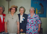 Left to Right: Kay MacMillan, Secretary of AWI, Edmonton Branch, Martha Bielish, Warspite Branch, Pauline 