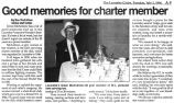 Good Memories for Charter Member 