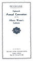 1933 Convention Program 