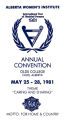 1981 Convention Program 