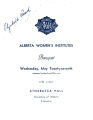 1959 Banquet Program 